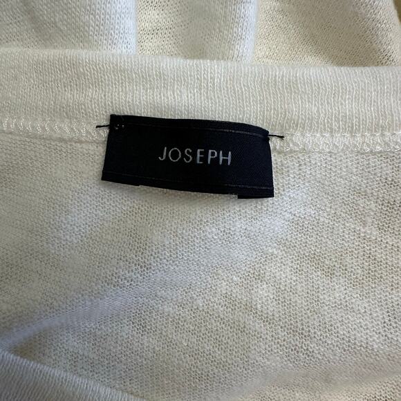 Joseph White Linen Oversized Pocket Tee S Quiet Luxury Minimalist Capsule‎ - Picture 2 of 10